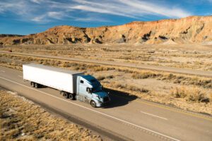 truck on highway